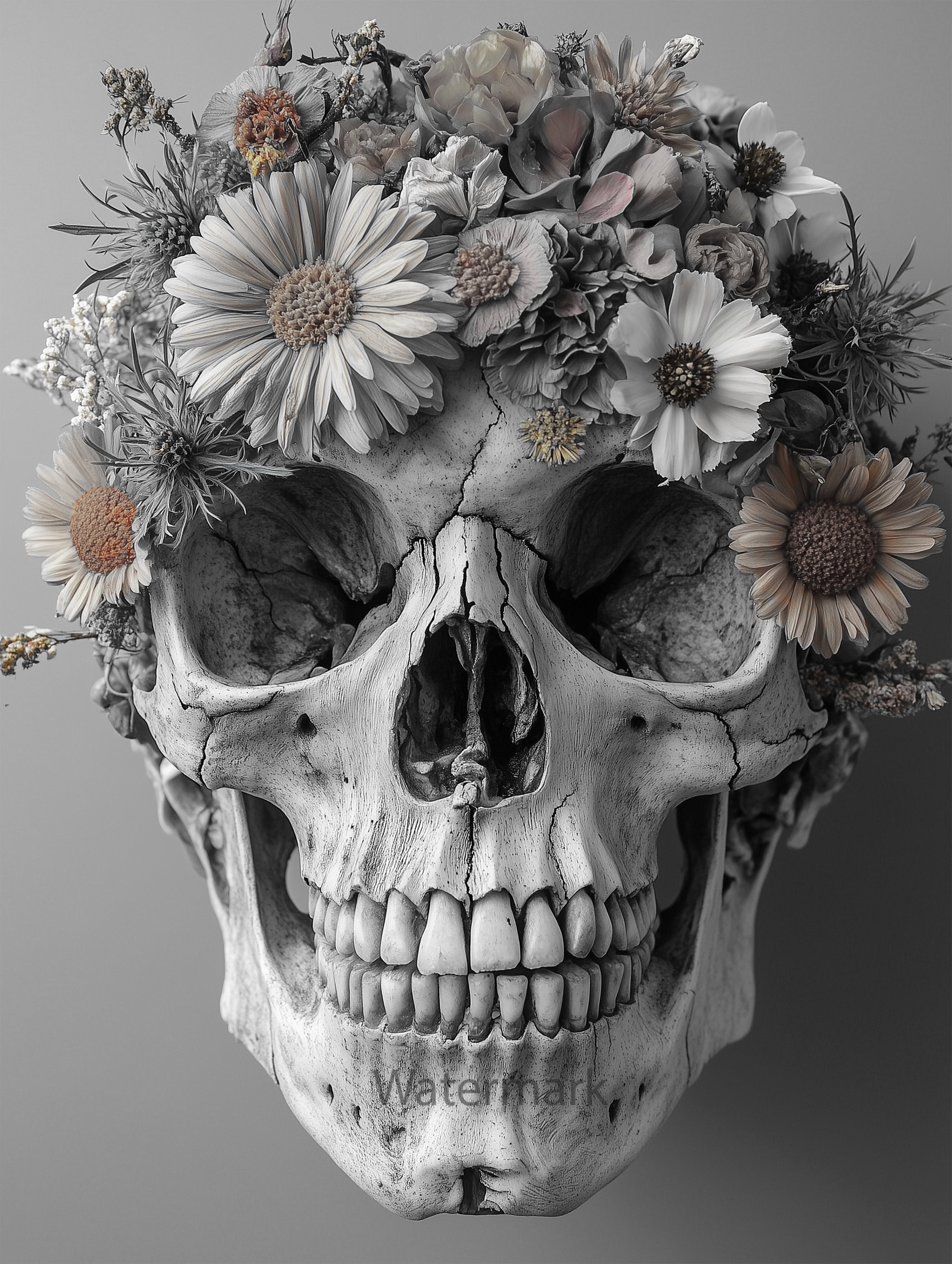 Blossoming Skull